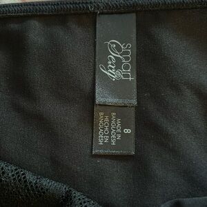 New black hipster lacy panties from SMART AND SEXY, size 8!
